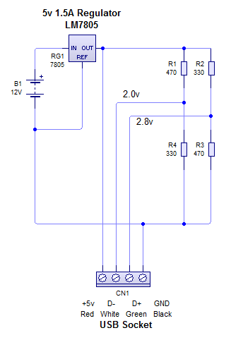 Working Prototype 1 circuit diagram